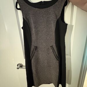 Apt. 9 Black and Gray Mini Dress